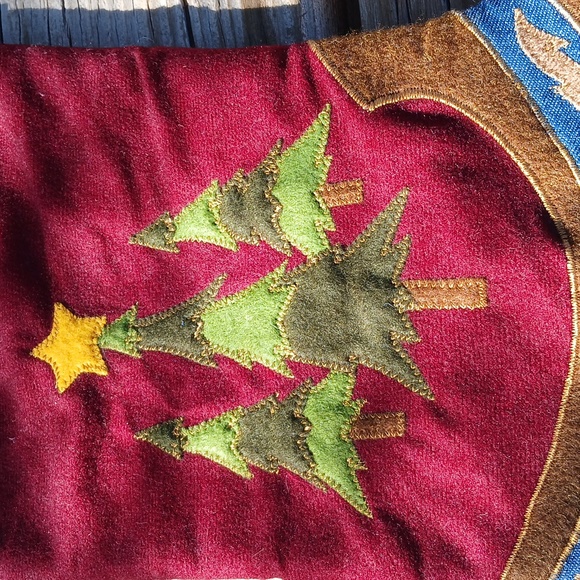 Set of 4 Western Cowboy Boot Christmas Stockings - Picture 4 of 4